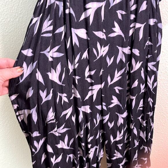 World Market black white kimono sleeve romper size s/m - Picture 5 of 8